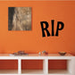 RIP wall decal with bold black letters