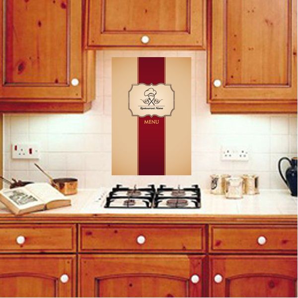 Image of Restaurant Menu Wall Decal - Vinyl Decal - Car Decal - Idcolor004