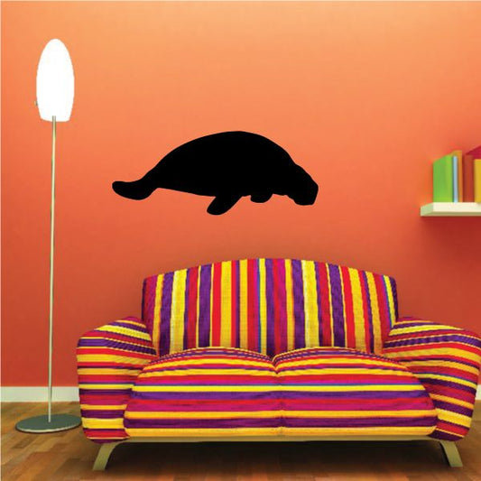 Image of Resting Manatee Decal