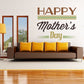 Happy Mother's Day wall decal with retro typography