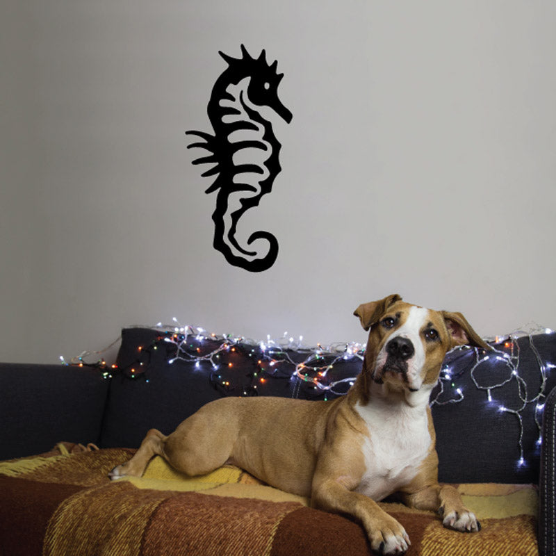 Image of Ribbed Seahorse Decal