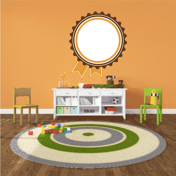 Image of Ribbon Badge Wall Decal - Vinyl Decal - Car Decal - Idcolor006