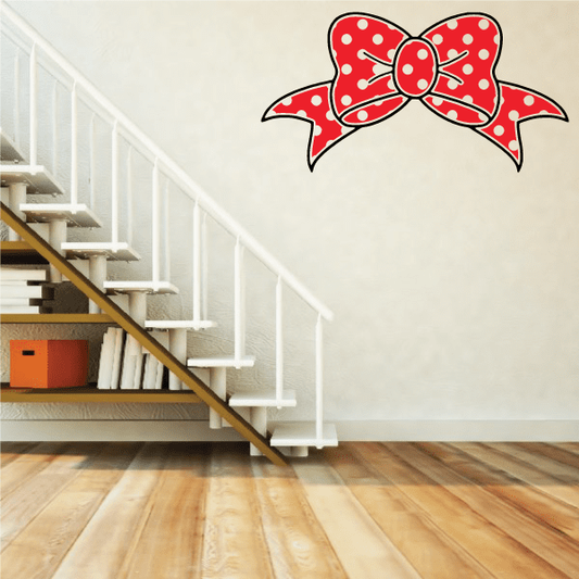 Image of Polka Dot Ribbon Sticker