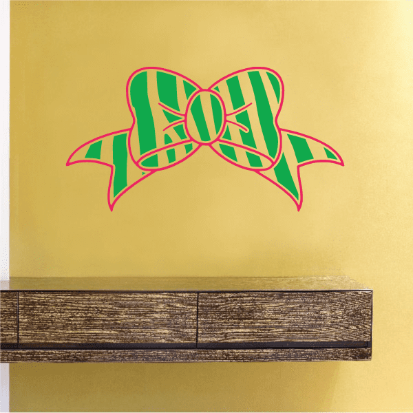 Image of Wavy Stripe Ribbon Sticker