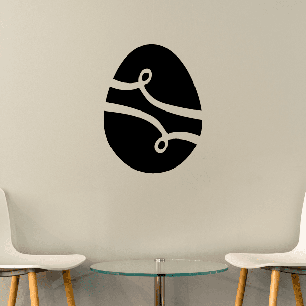 Image of Ribbon Easter Egg Decal