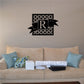 Image of Ribbon Monogram Decal