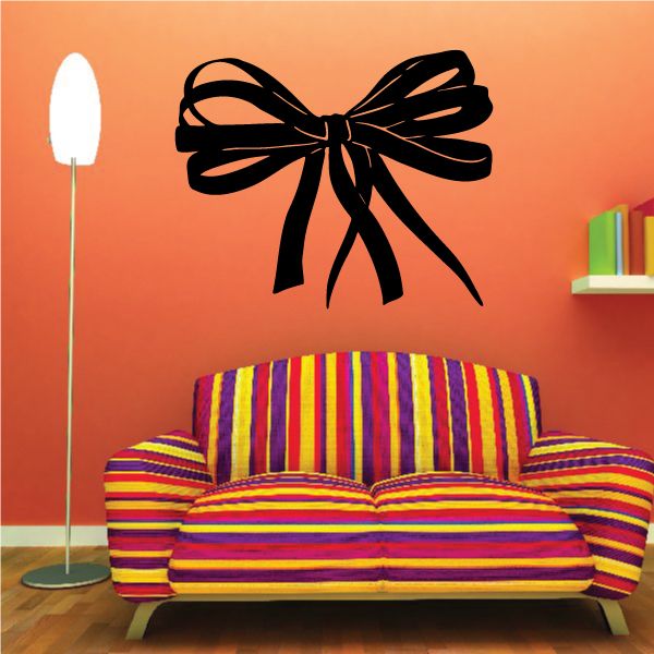 Image of Ribbon Wall Decal - Vinyl Decal - Car Decal - 034