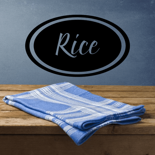 Image of Rice Oval Decal