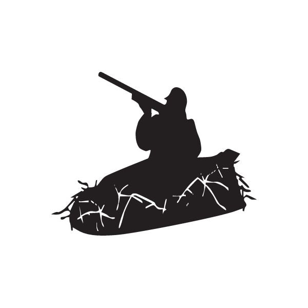 Image of Rifle Grass Wall Decal - Vinyl Decal - Car Decal - DC0010