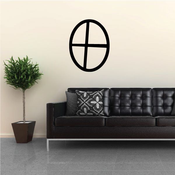 Image of Ringed Cross Decal