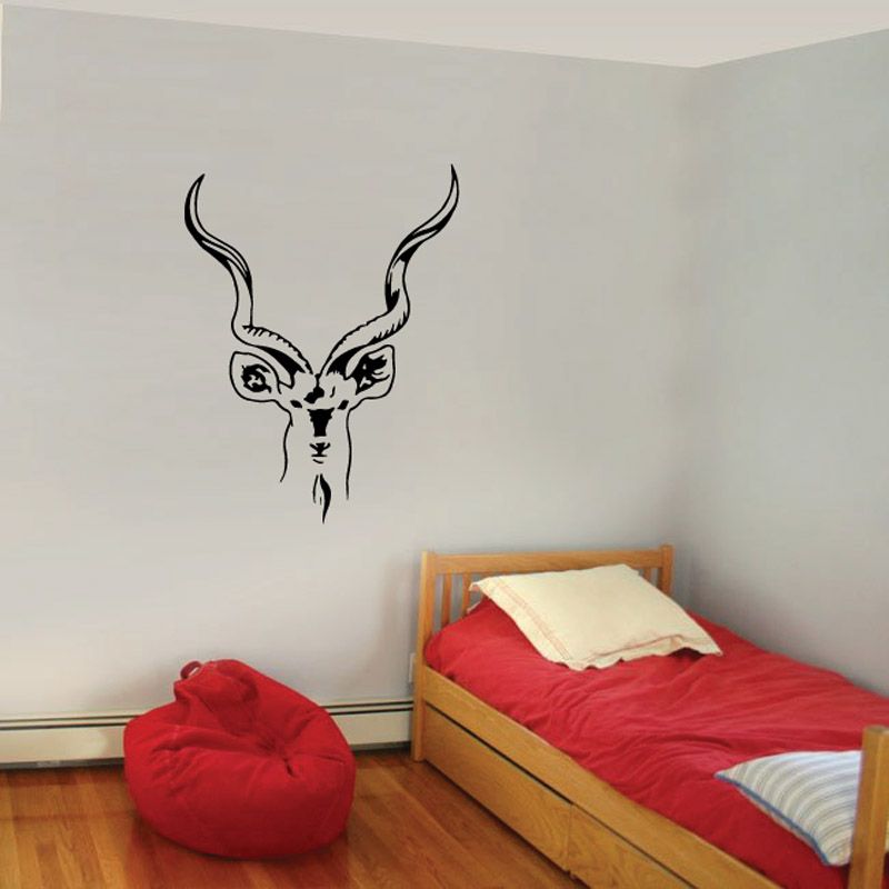 Image of Rising Antelope Head Decal