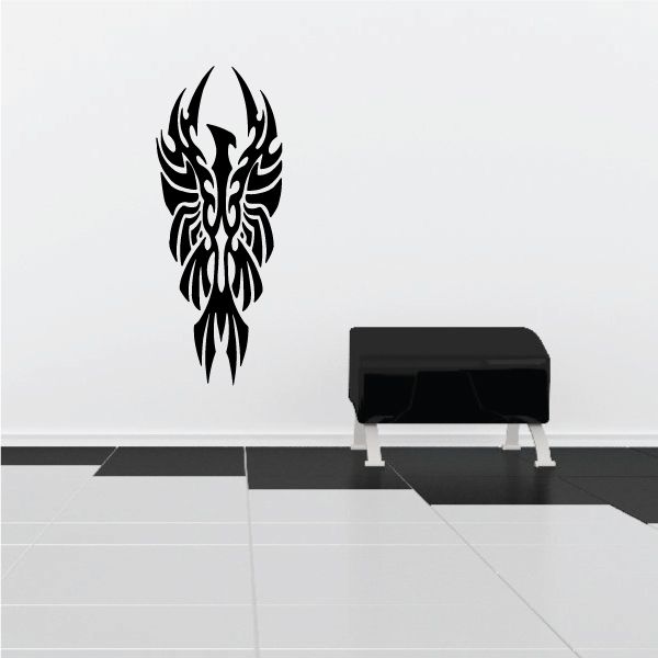 Image of Rising Firey Bird Tribal Decal