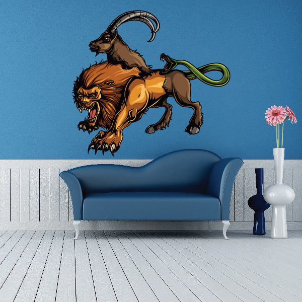 Image of Roaring Chimera Sticker