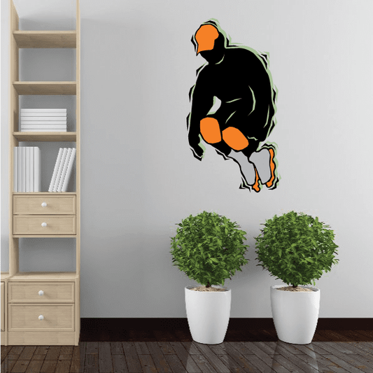 Image of Rollerblading Wall Decal - Vinyl Sticker - Car Sticker - Die Cut Sticker - CDSCOLOR036