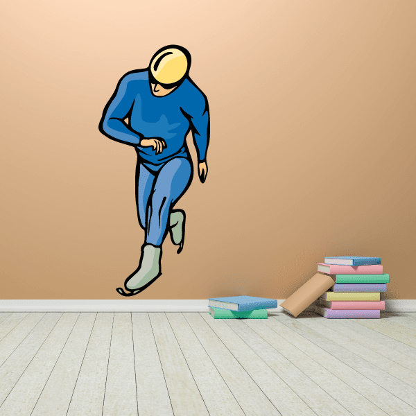 Image of Rollerblading Wall Decal - Vinyl Sticker - Car Sticker - Die Cut Sticker - CDSCOLOR045