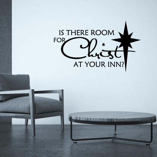 Image of Room for Christ Quote Decal