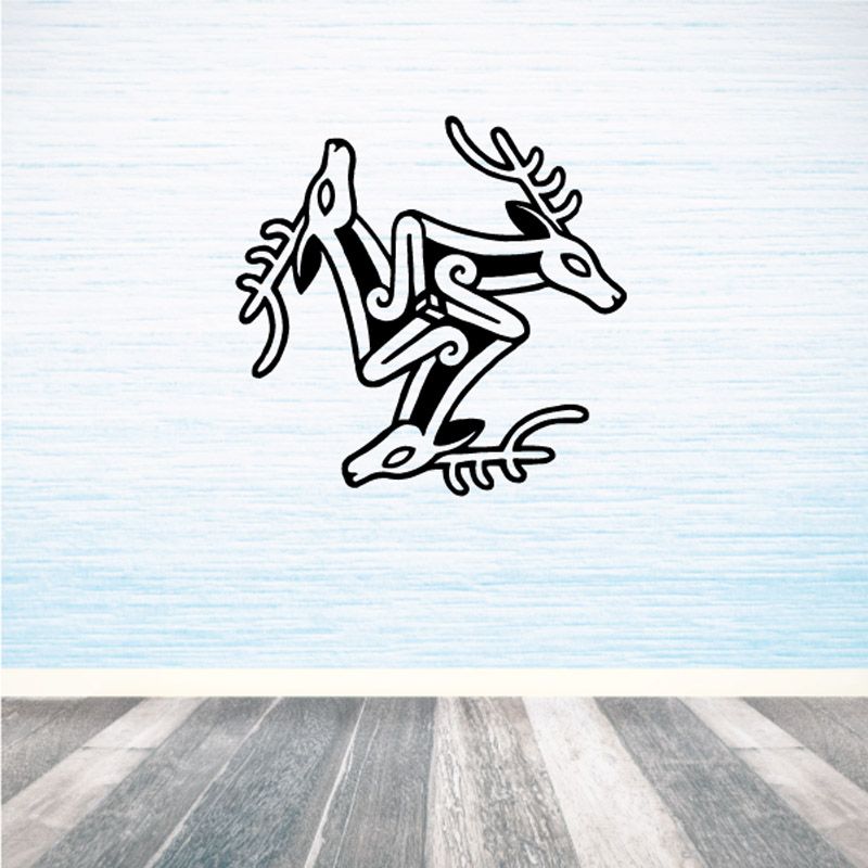 Image of Rotating Deer Design Decal