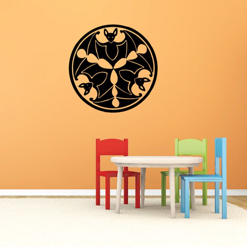 Image of Round Bat Decal