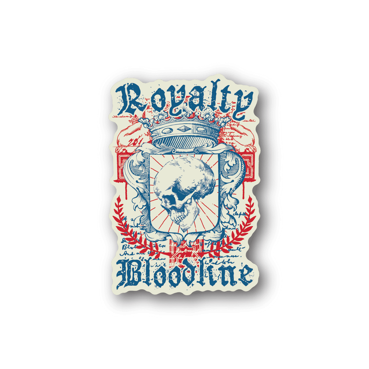 Image of Royalty Blood Line Sticker