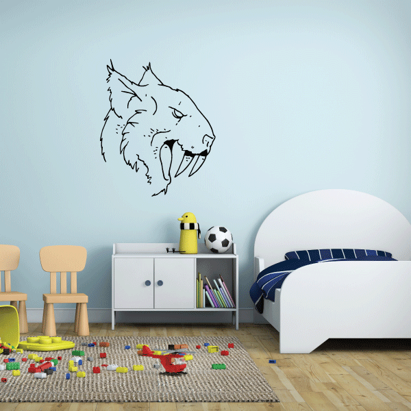 Image of Saber Tooth Tiger Decal