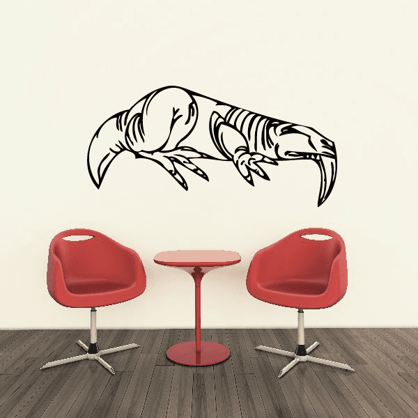 Image of Sabertoothed Dinosaur Decal