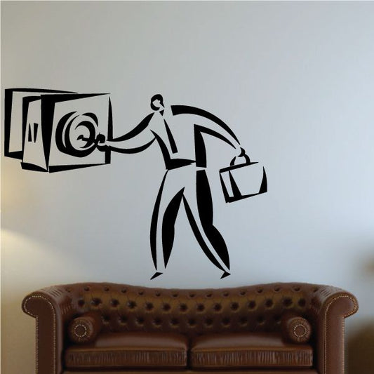 Image of Safe Deposit Wall Decal - Vinyl Decal - Car Decal - Business Decal - MC19