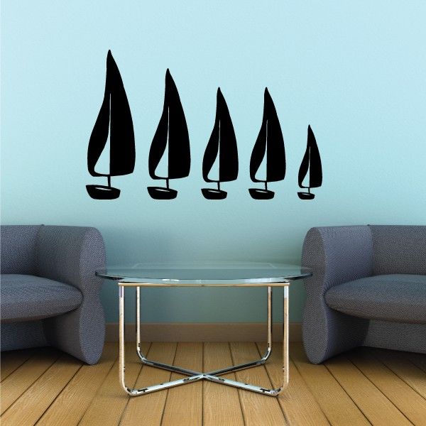 Image of Sailboat Family Kit Decal