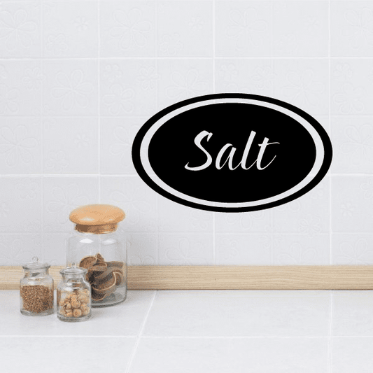 Image of Salt oval Decal