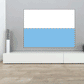 San Marino flag sticker with white top and light blue bottom, rectangular