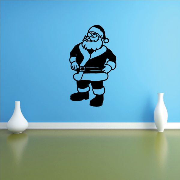 Image of Santa Laughing Decal