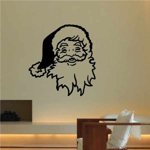 Image of Santa Laughing Decal