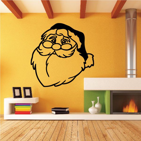 Santa Smiling Decal – Vinyl Disorder