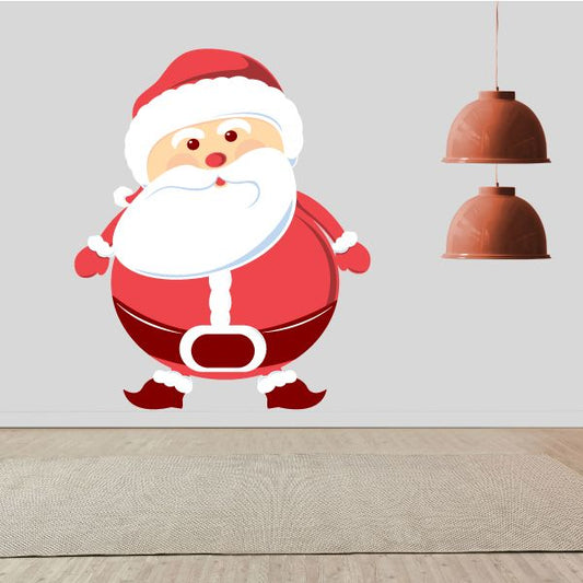 Image of Santa Wall Decal - Vinyl Sticker - Car Sticker - IDCOLOR020