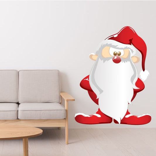 Image of Santa Wall Decal - Vinyl Sticker - Car Sticker - IDCOLOR022