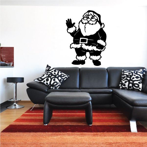 Image of Santa Waving Decal