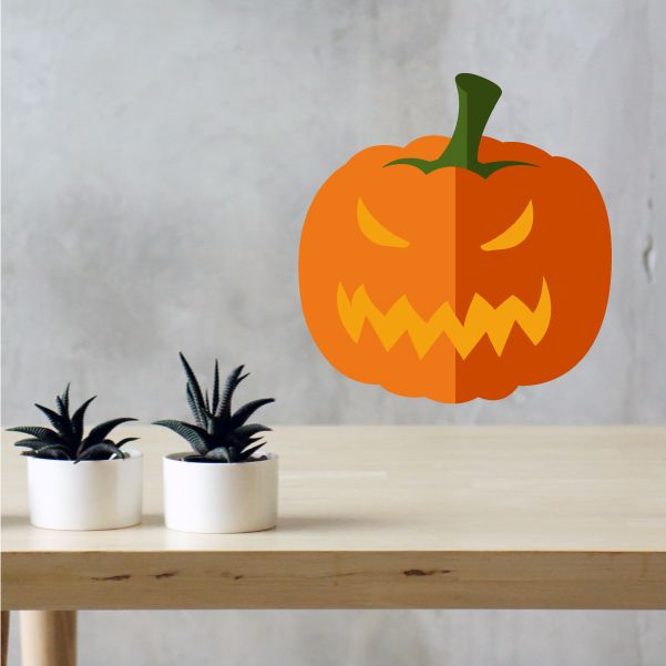 Image of Scary Jack-o-Lantern Sticker