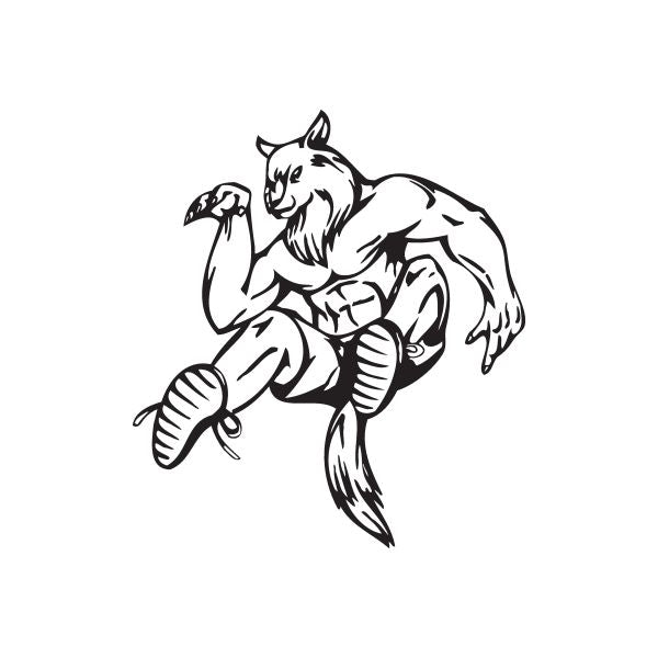 Image of School Mascot Wall Decal - Vinyl Decal - Car Decal - DC 017