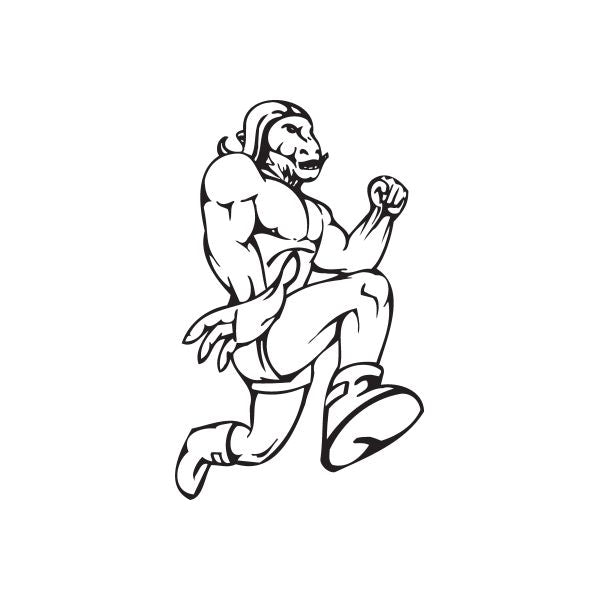 Image of School Mascot Wall Decal - Vinyl Decal - Car Decal - DC 022