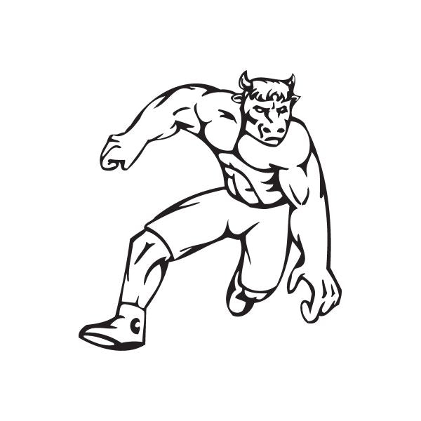 Image of School Mascot Wall Decal - Vinyl Decal - Car Decal - DC 039