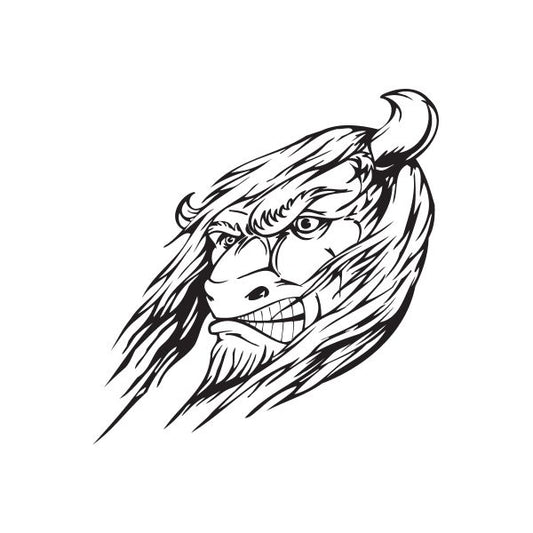 Image of School Mascot Wall Decal - Vinyl Decal - Car Decal - DC 074
