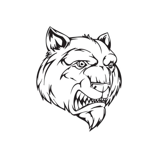 Image of School Mascot Wall Decal - Vinyl Decal - Car Decal - DC 085