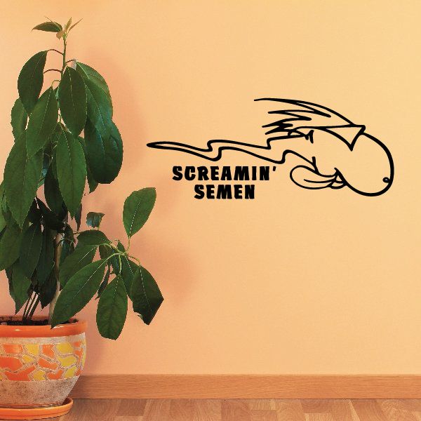 Image of Screamin Semen Decal