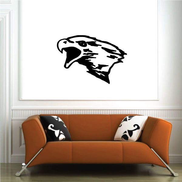 Image of Screaming Eagle Head Decal