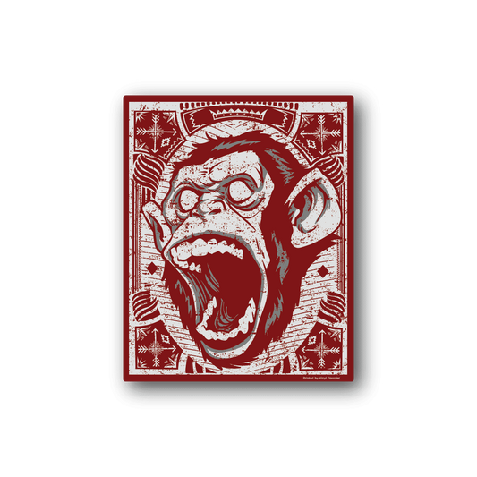 Image of Screaming Monkey Sticker