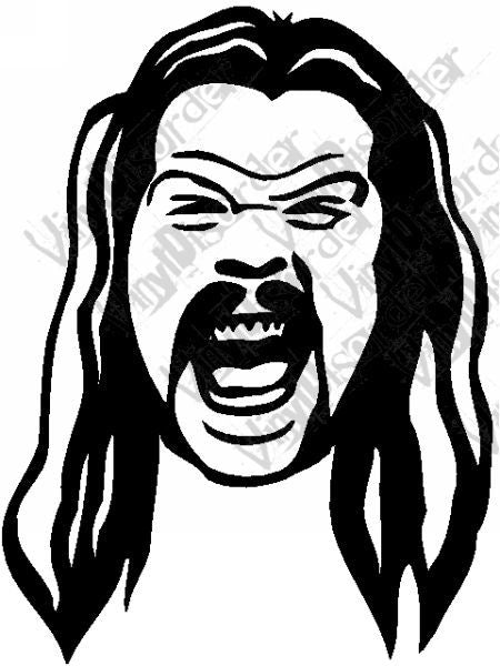 Image of Screaming Musician Decal