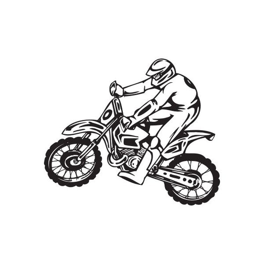 Image of Scrub Dirt Bike Decal