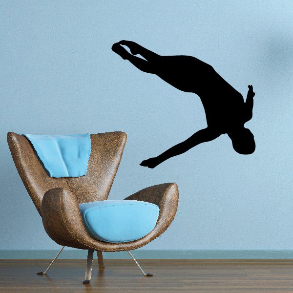 Image of Scuba Diver Wall Decal - Vinyl Decal - Car Decal - 008