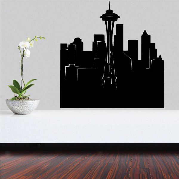 Image of Seattle Washington Space Needle Decal