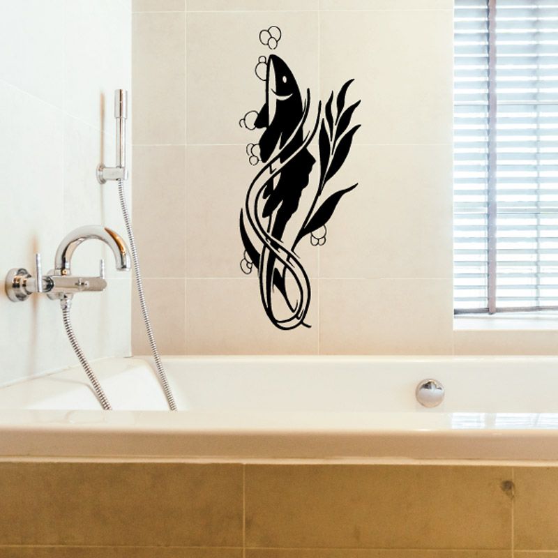 Image of Seaweed and Whale Decal