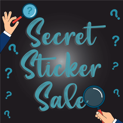 Secret Sticker Sale